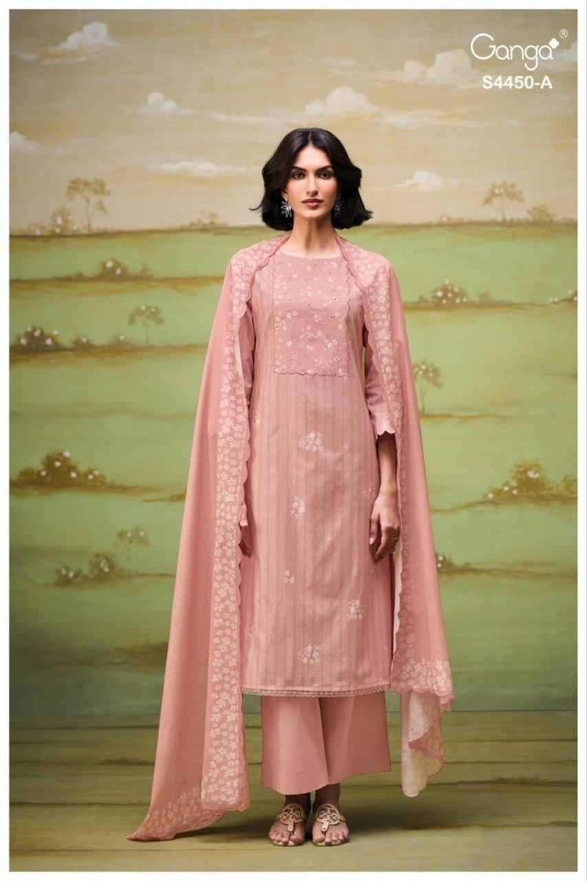 HESIKA 4450 By Ganga Fashion Beautiful Festive Suits Stylish Colorful Fancy Casual Wear & Ethnic Wear PREMIUM COTTON Print Dresses At Wholesale Price